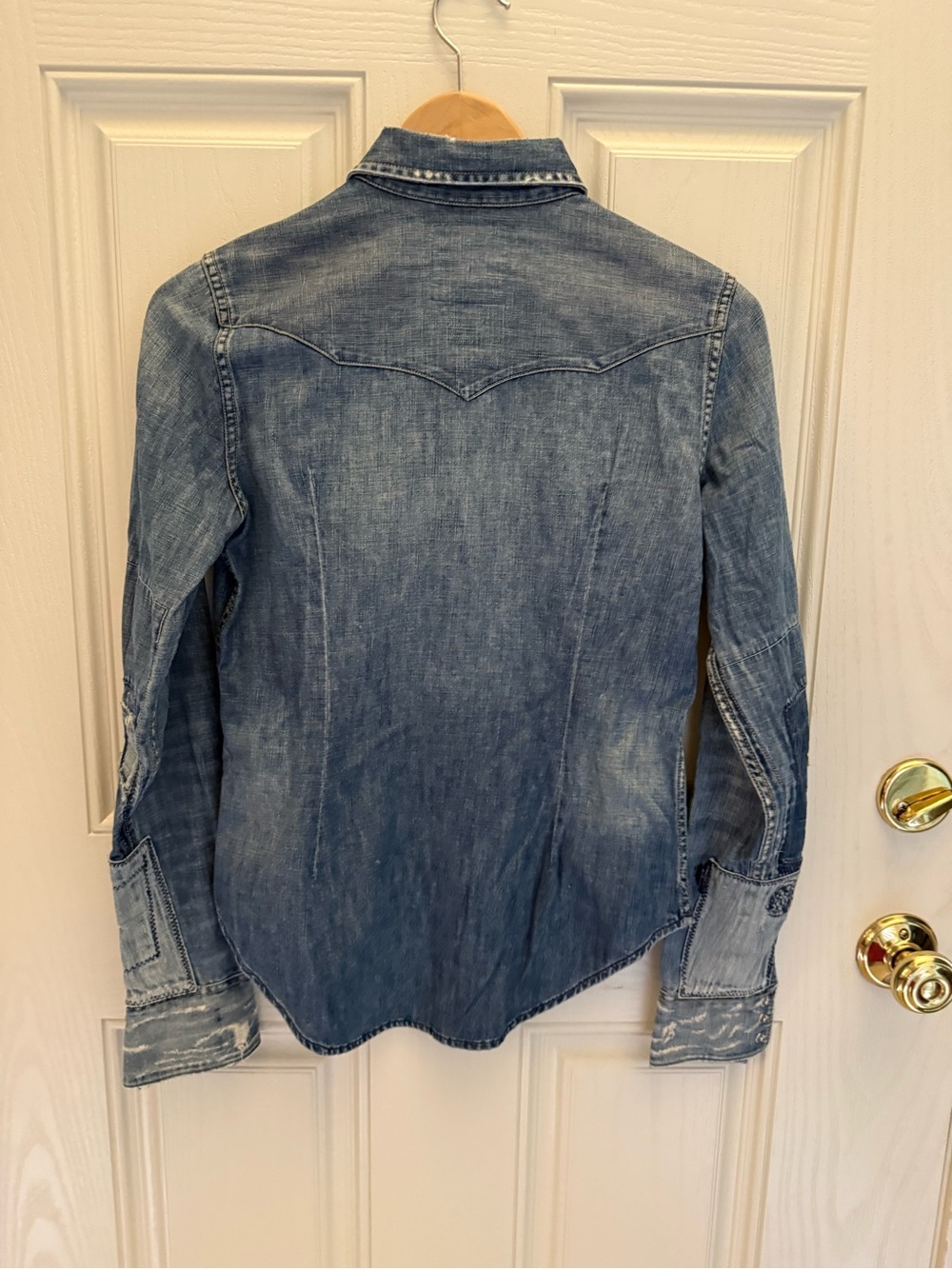 Ralph Lauren distressed western denim shirt - Picture 12 of 12